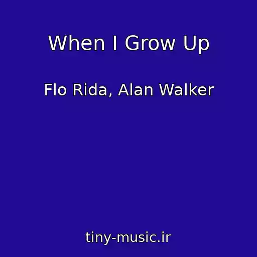 کاور آهنگ When I Grow Up از Flo Rida, Alan Walker