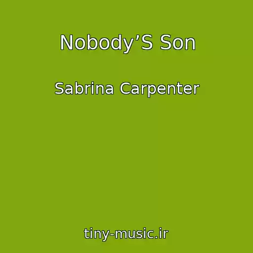 کاور آهنگ Nobody’S Son از Sabrina Carpenter