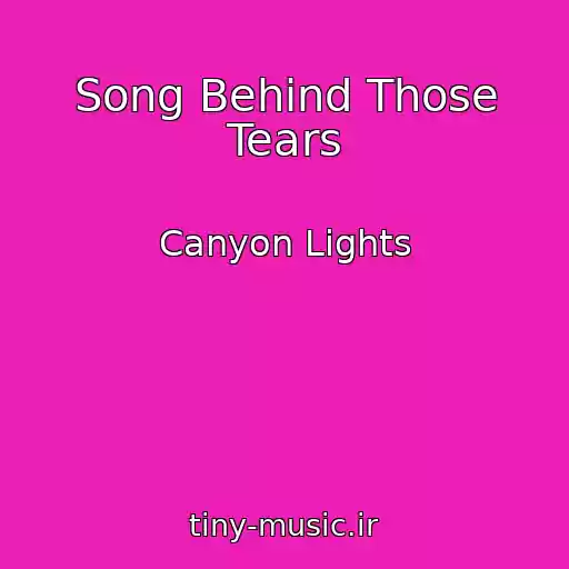 کاور آهنگ Song Behind Those Tears از Canyon Lights