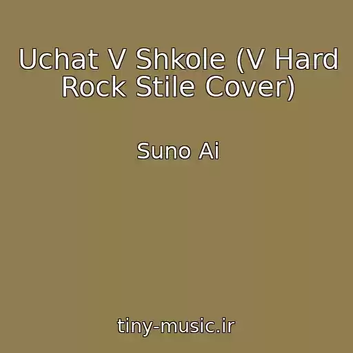 کاور آهنگ Uchat V Shkole (V Hard Rock Stile Cover) از Suno Ai