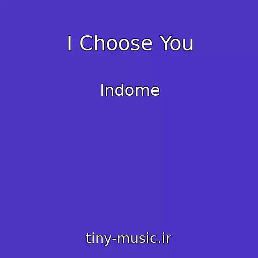 کاور آهنگ I Choose You از Indome