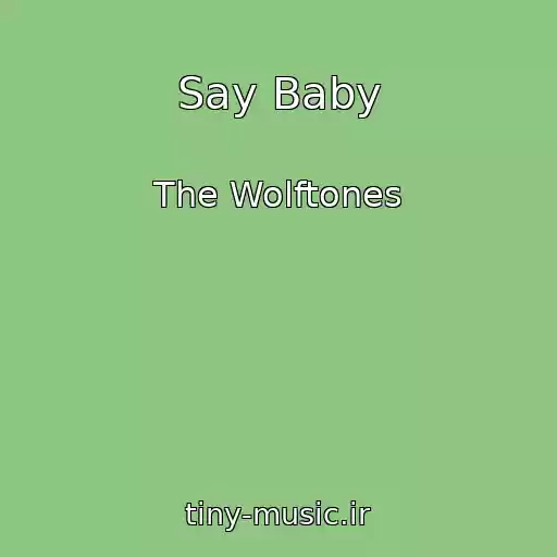 کاور آهنگ Say Baby از The Wolftones