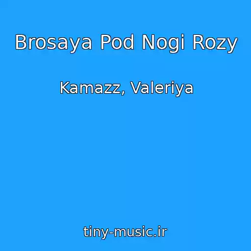 کاور آهنگ Brosaya Pod Nogi Rozy از Kamazz, Valeriya