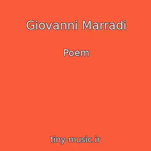 کاور آهنگ Giovanni Marradi از Poem