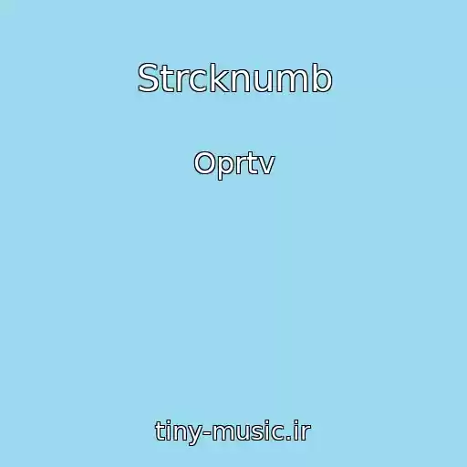 کاور آهنگ Strcknumb از Oprtv