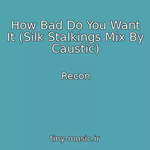 کاور آهنگ How Bad Do You Want It (Silk Stalkings Mix By Caustic) از Recon