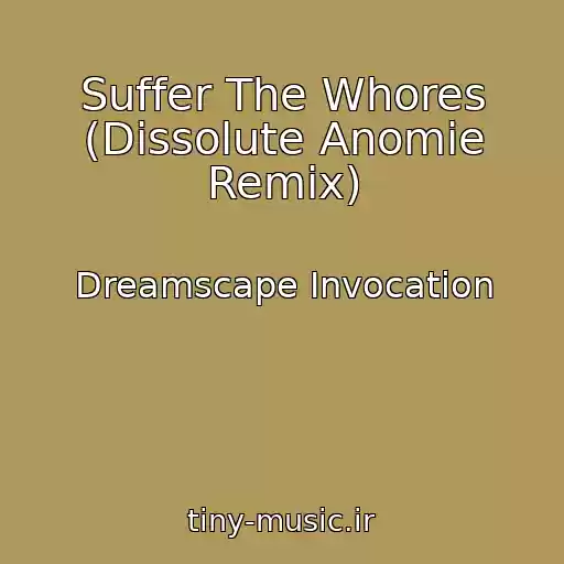 کاور آهنگ Suffer The Whores (Dissolute Anomie Remix) از Dreamscape Invocation