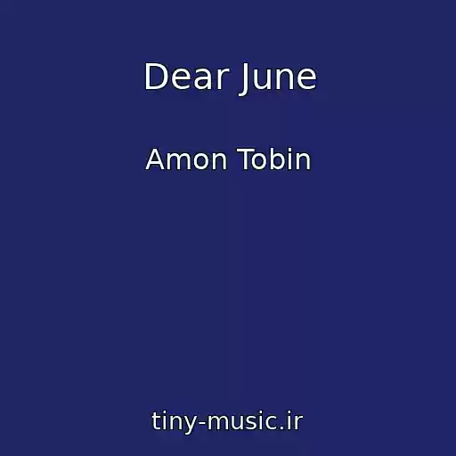 کاور آهنگ Dear June از Amon Tobin