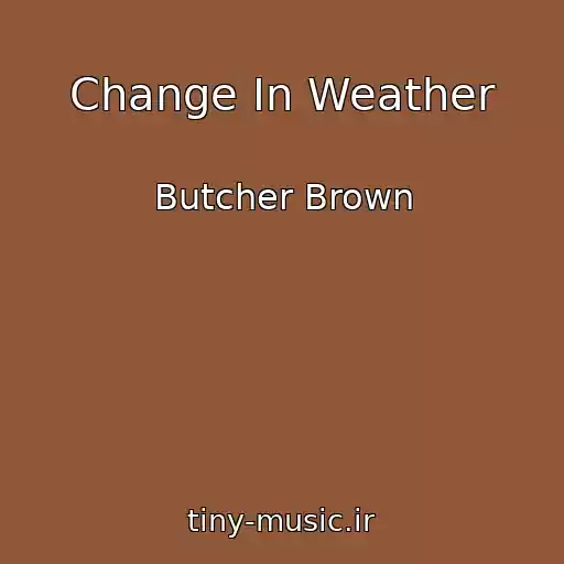کاور آهنگ Change In Weather از Butcher Brown