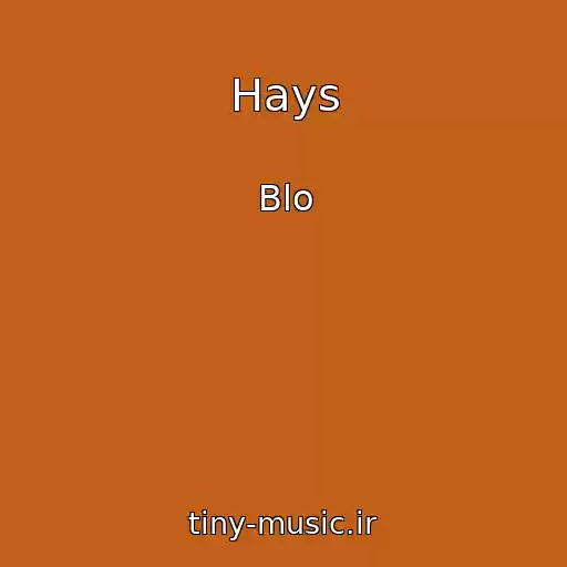 کاور آهنگ Hays از Blo