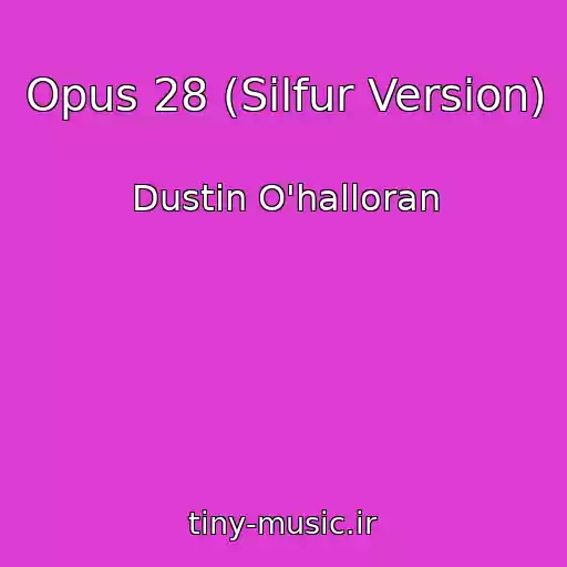 کاور آهنگ Opus 28 (Silfur Version) از Dustin O'halloran