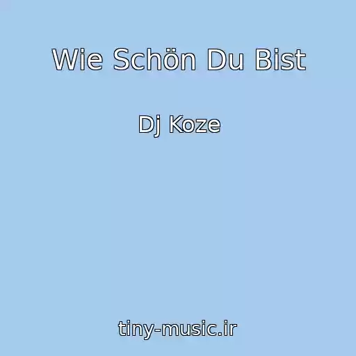 کاور آهنگ Wie Schön Du Bist از Dj Koze