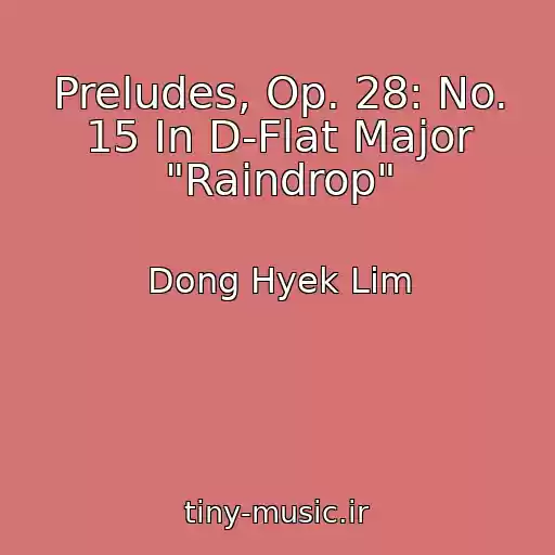 کاور آهنگ Preludes, Op. 28: No. 15 In D-Flat Major "Raindrop" از Dong Hyek Lim