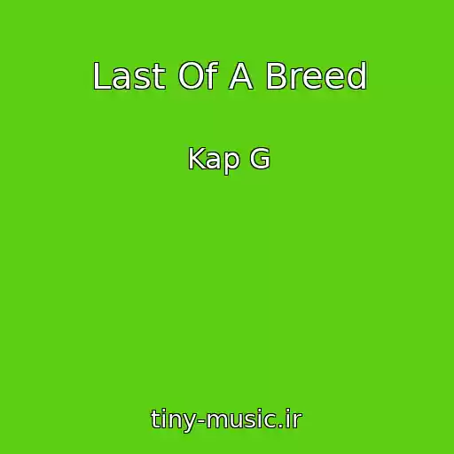 کاور آهنگ Last Of A Breed از Kap G