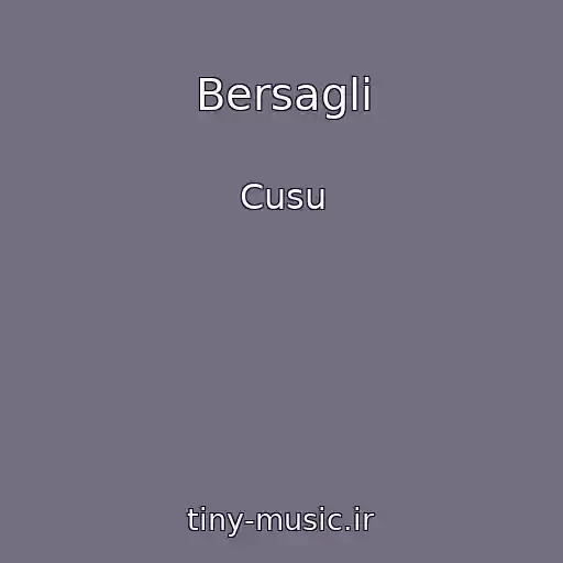 کاور آهنگ Bersagli از Cusu