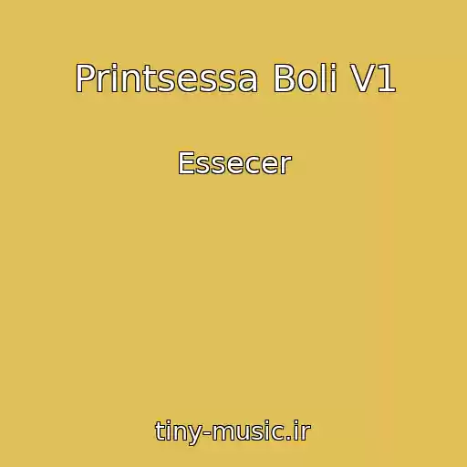 کاور آهنگ Printsessa Boli V1 از Essecer