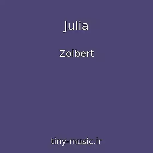 کاور آهنگ Julia از Zolbert