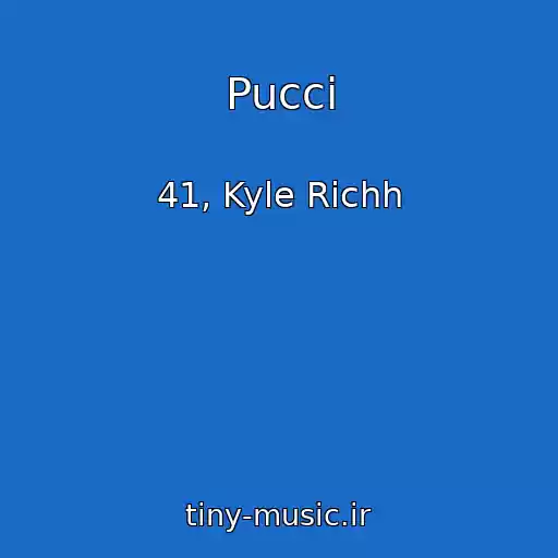 کاور آهنگ Pucci از 41, Kyle Richh