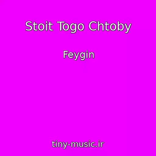 کاور آهنگ Stoit Togo Chtoby از Feygin