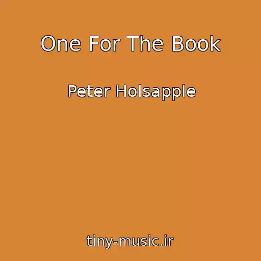 کاور آهنگ One For The Book از Peter Holsapple