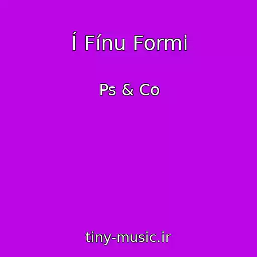 کاور آهنگ Í Fínu Formi از Ps & Co