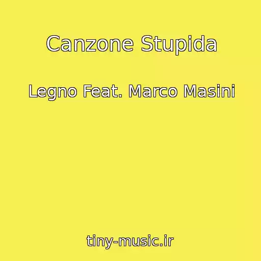 کاور آهنگ Canzone Stupida از Legno Feat. Marco Masini