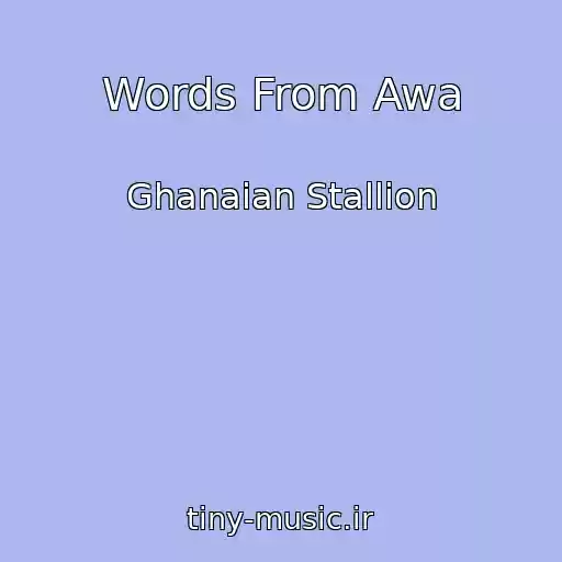 کاور آهنگ Words From Awa از Ghanaian Stallion
