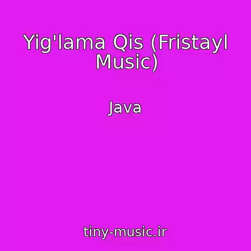 کاور آهنگ Yig'lama Qis (Fristayl Music) از Java