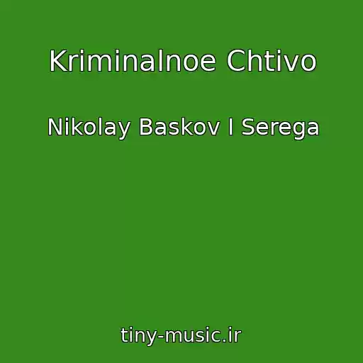 کاور آهنگ Kriminalnoe Chtivo از Nikolay Baskov I Serega
