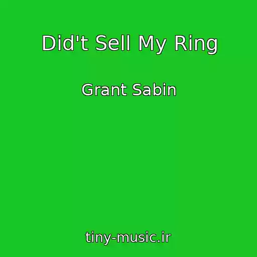 کاور آهنگ Did't Sell My Ring از Grant Sabin