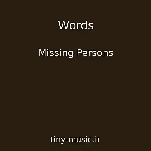 کاور آهنگ Words از Missing Persons