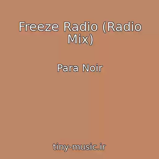 کاور آهنگ Freeze Radio (Radio Mix) از Para Noir