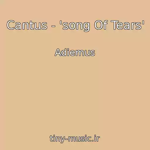 کاور آهنگ Cantus - 'song Of Tears' از Adiemus