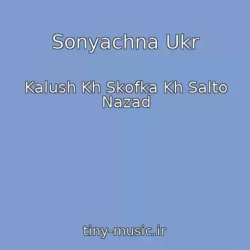 کاور آهنگ Sonyachna Ukr از Kalush Kh Skofka Kh Salto Nazad