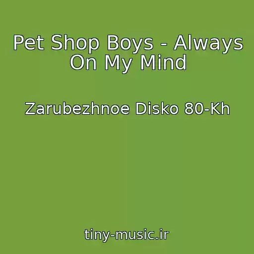 کاور آهنگ Pet Shop Boys - Always On My Mind از Zarubezhnoe Disko 80-Kh