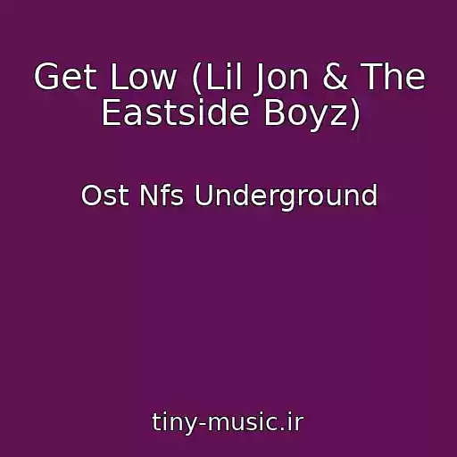 کاور آهنگ Get Low (Lil Jon & The Eastside Boyz) از Ost Nfs Underground