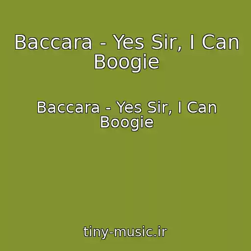 کاور آهنگ Baccara - Yes Sir, I Can Boogie از Baccara - Yes Sir, I Can Boogie