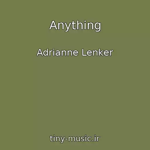 کاور آهنگ Anything از Adrianne Lenker