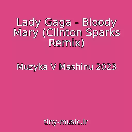 کاور آهنگ Lady Gaga - Bloody Mary (Clinton Sparks Remix) از Muzyka V Mashinu 2023