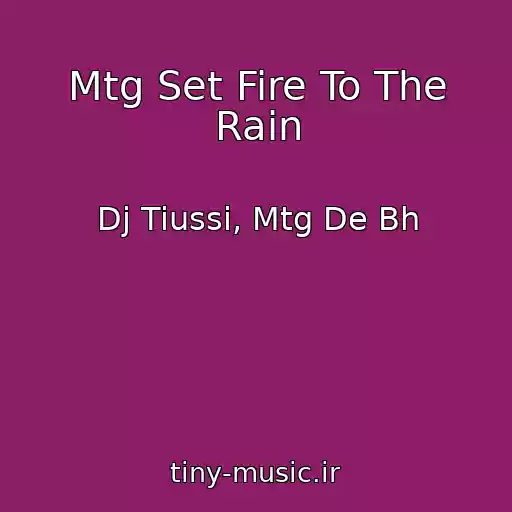 کاور آهنگ Mtg Set Fire To The Rain از Dj Tiussi, Mtg De Bh