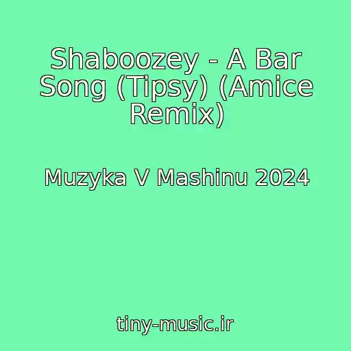 کاور آهنگ Shaboozey - A Bar Song (Tipsy) (Amice Remix) از Muzyka V Mashinu 2024