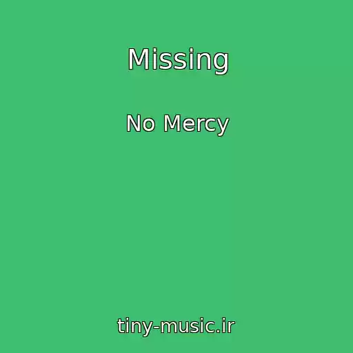 کاور آهنگ Missing از No Mercy