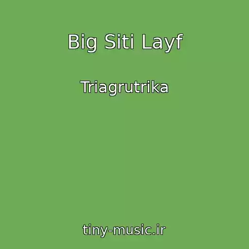 کاور آهنگ Big Siti Layf از Triagrutrika