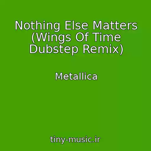 کاور آهنگ Nothing Else Matters (Wings Of Time Dubstep Remix) از Metallica