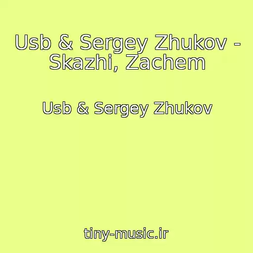کاور آهنگ Usb & Sergey Zhukov - Skazhi, Zachem از Usb & Sergey Zhukov