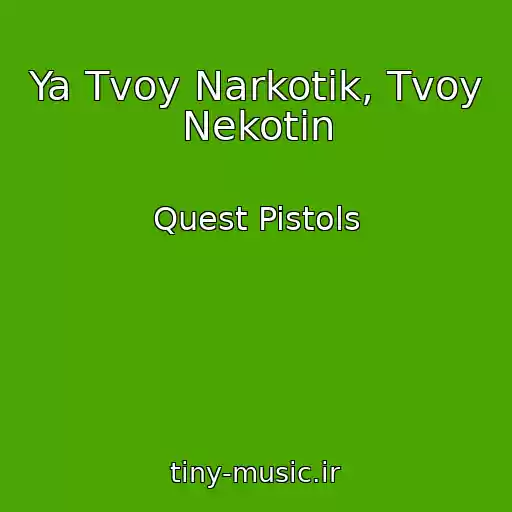 کاور آهنگ Ya Tvoy Narkotik, Tvoy Nekotin از Quest Pistols