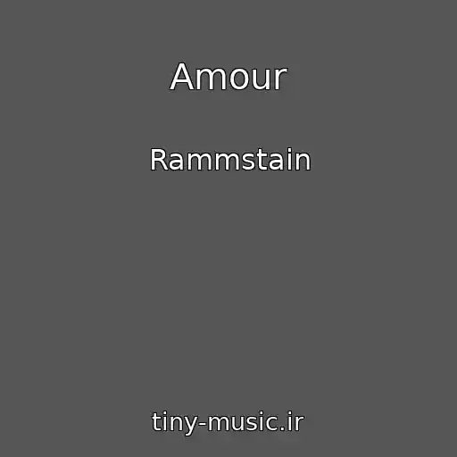 کاور آهنگ Amour از Rammstain