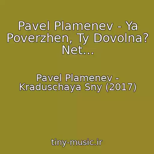 کاور آهنگ Pavel Plamenev - Ya Poverzhen, Ty Dovolna? Net... از Pavel Plamenev - Kraduschaya Sny (2017)