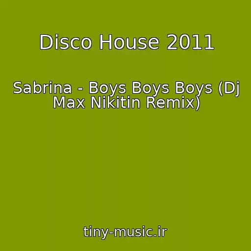 کاور آهنگ Disco House 2011 از Sabrina - Boys Boys Boys (Dj Max Nikitin Remix)