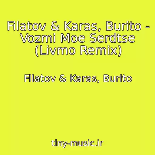 کاور آهنگ Filatov & Karas, Burito - Vozmi Moe Serdtse (Livmo Remix) از Filatov & Karas, Burito